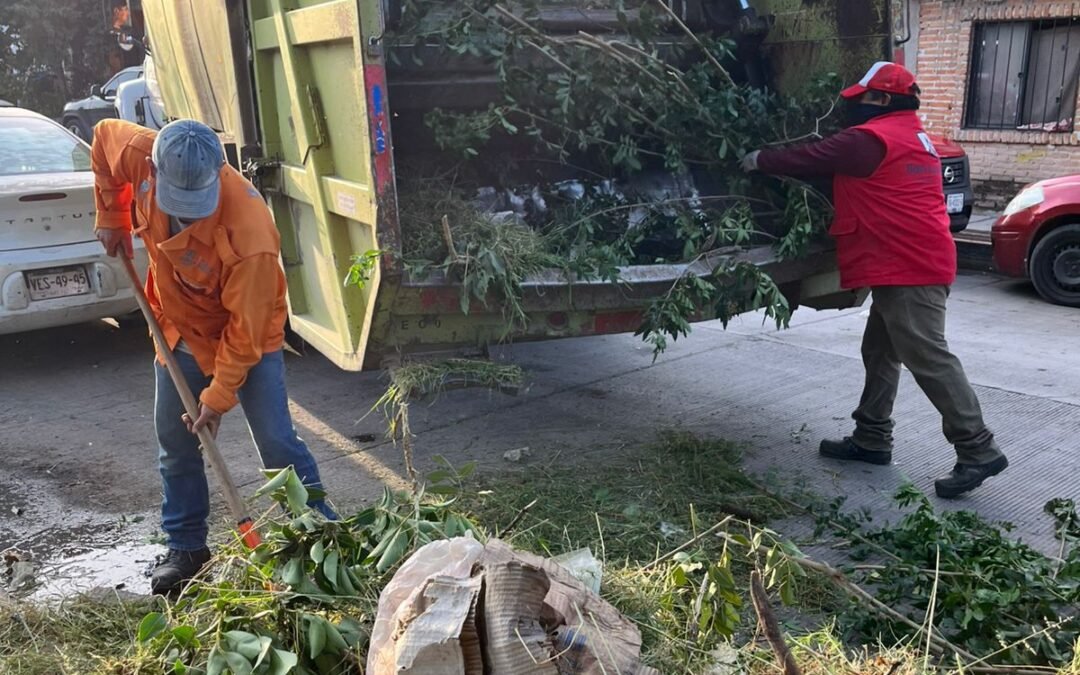Retiran más de 7 toneladas de residuos tras fiesta patronal y reportes ciudadanos