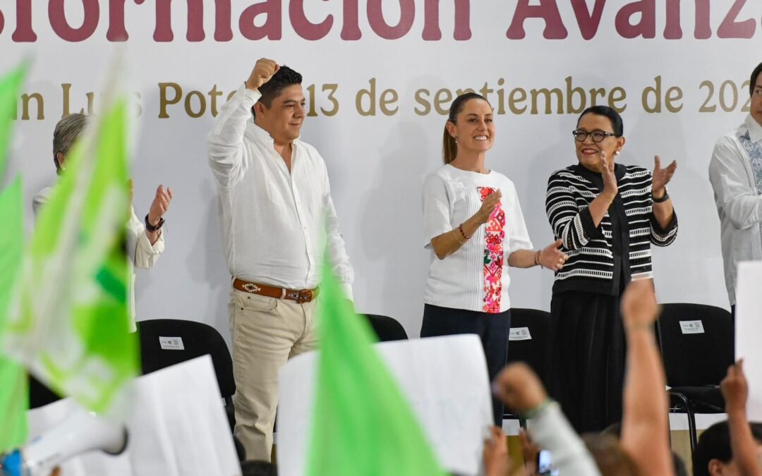 CON GESTIONES DE RICARDO GALLARDO, PRESIDENTA CLAUDIA SHEINBAUM ANUNCIA PAGO A DOCENTES DE TELESECUNDARIA.