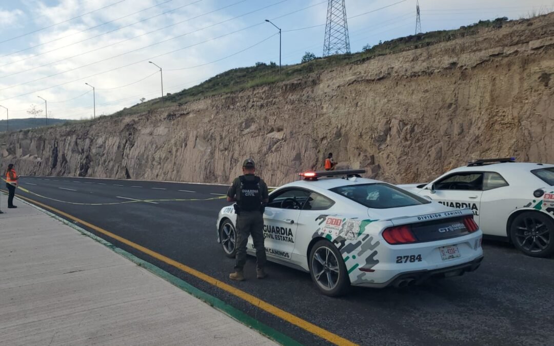 TRAMO FEDERAL DE VÍA ALTERNA PRESENTA DESPRENDIMIENTO