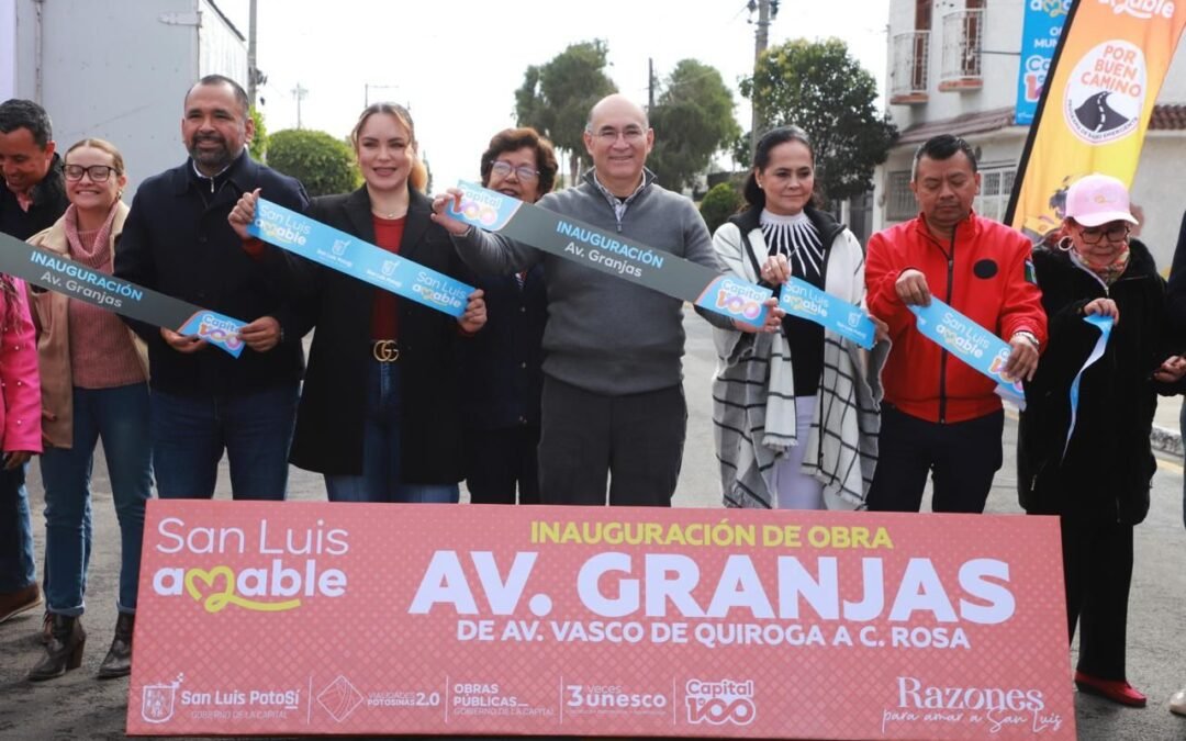 Importante avenida entrega Alcalde Galindo al norte de la Capital