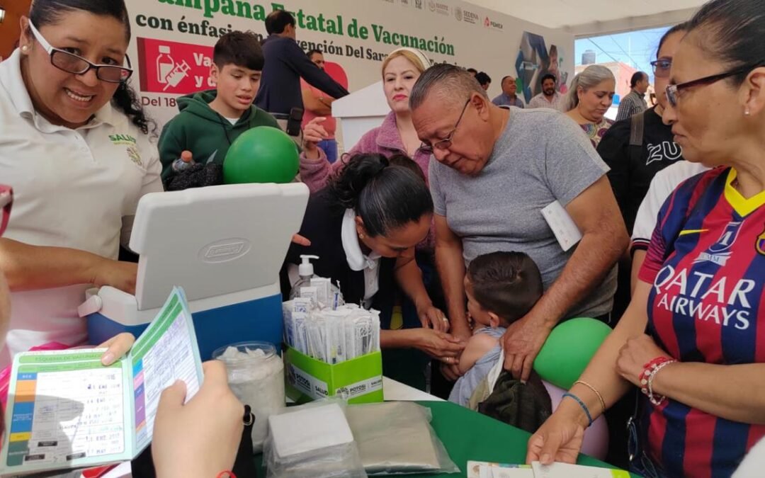 REFUERZAN VACUNACIÓN Y VIGILANCIA SANITARIA CONTRA EL SARAMPIÓN