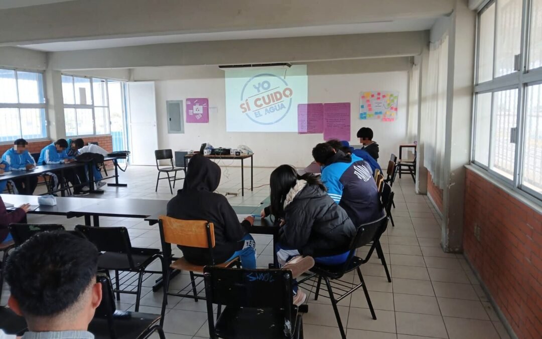 Escuelas se suman al cuidado del agua mediante pláticas de Interapas