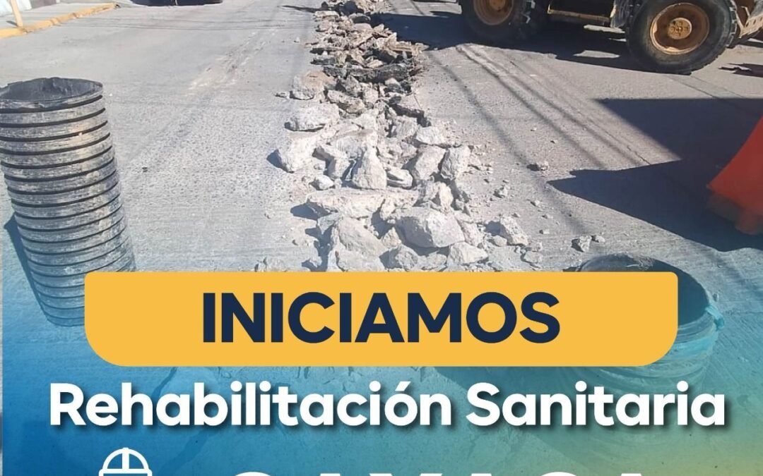 Interapas inicia reparación de drenaje colapsado en la colonia Popular