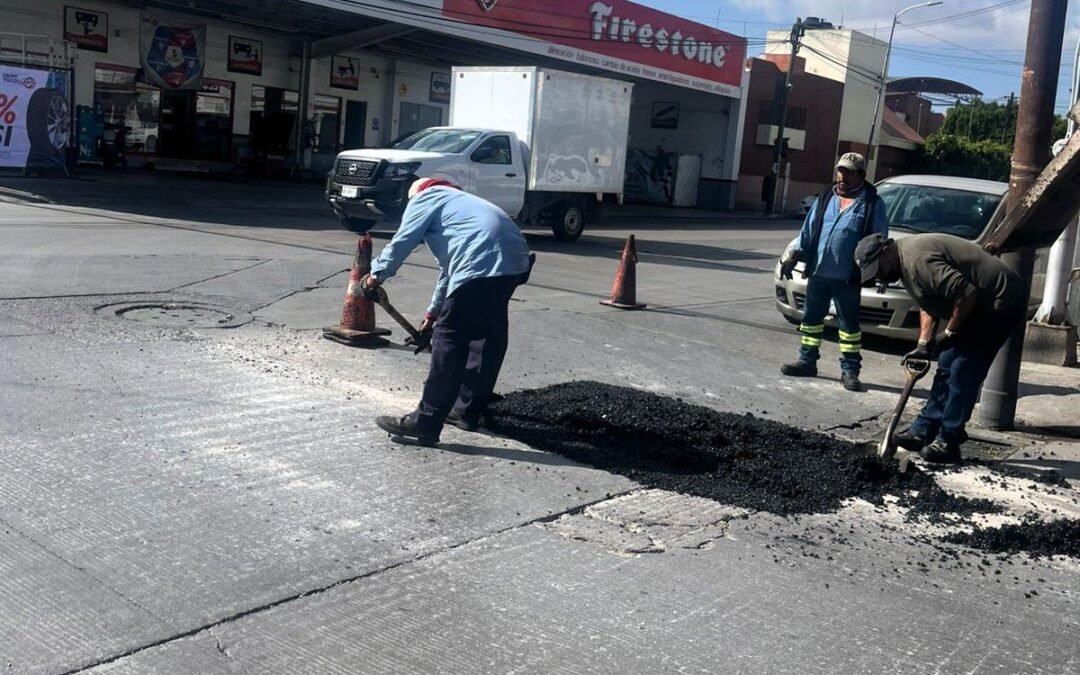 Avanza el Bacheo Emergente con atención inmediata en diversas colonias de la ciudad