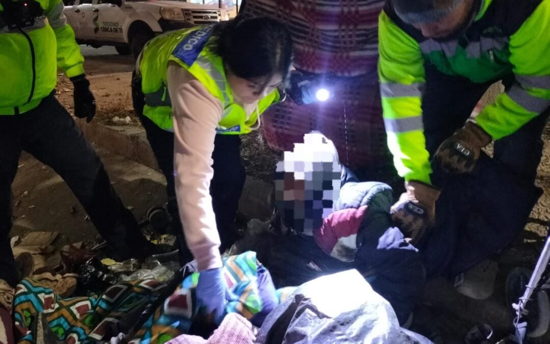 PROTECCIÓN CIVIL DE SOLEDAD RECORRE CALLES PARA DAR PROTECCIÓN ANTE EL FRÍO