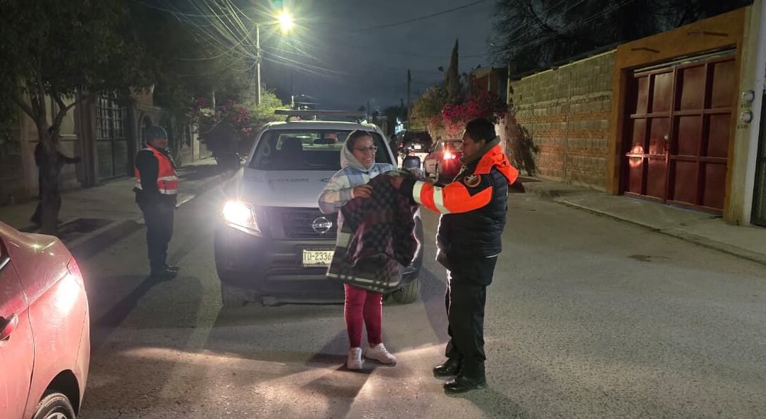 GOBIERNO DEL ESTADO REFUERZA OPERATIVO ANTE BAJAS TEMPERATURAS