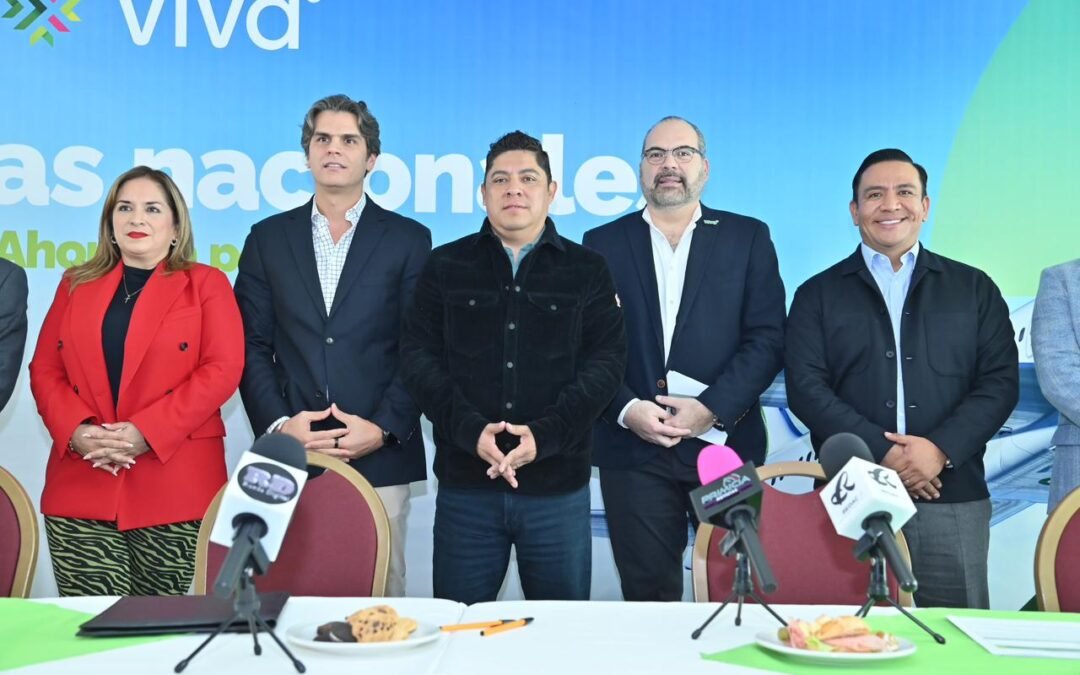 RICARDO GALLARDO LOGRA NUEVAS RUTAS AÉREAS A CDMX Y MONTERREY