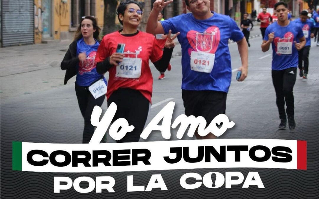 Iniciaron los registros para la carrera atlética “Yo Amo Correr Juntos por la Copa” a realizarse el 15 de febrero