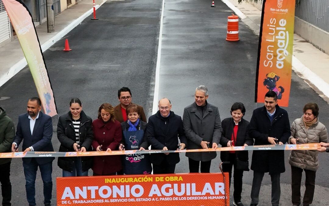 Alcalde Galindo inauguró importante circuito vial en Morales