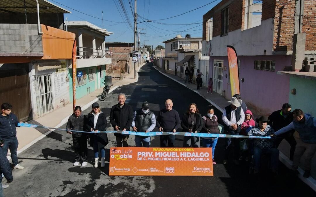 Delegación La Pila vive su mejor momento: Alcalde Galindo entrega nueva pavimentación