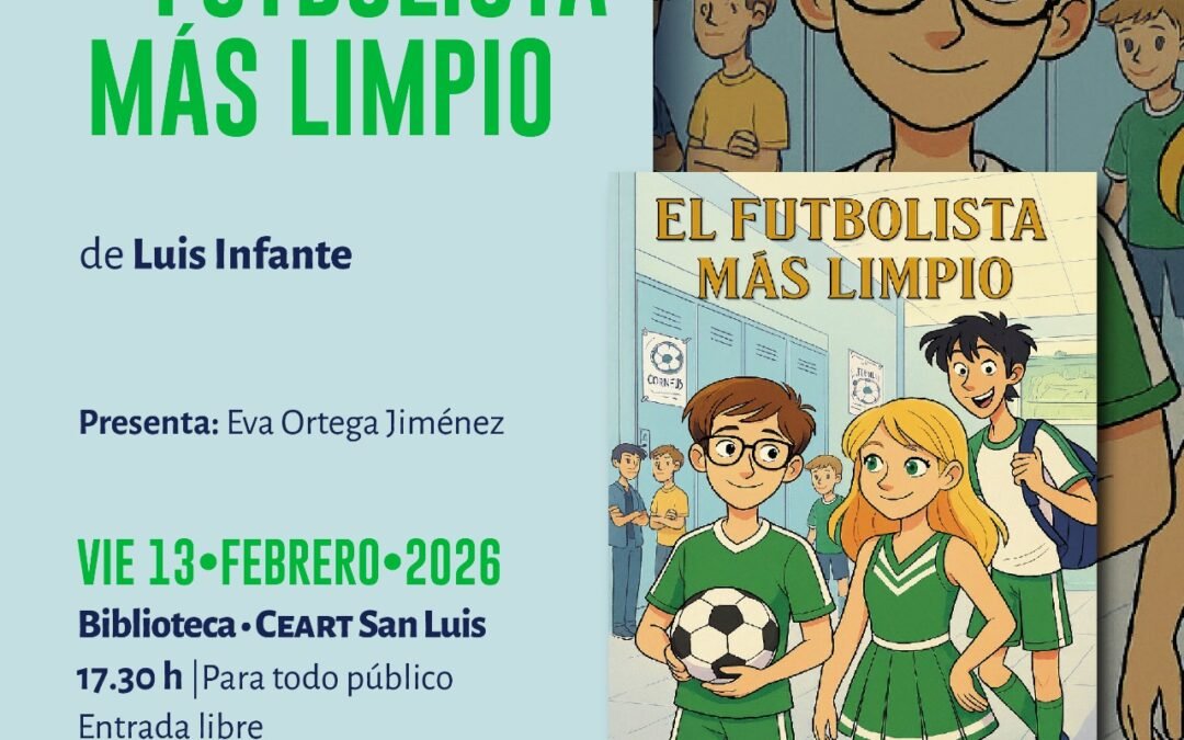 CEART PRESENTARÁ “EL FUTBOLISTA MÁS LIMPIO”, LIBRO DE LUIS INFANTE