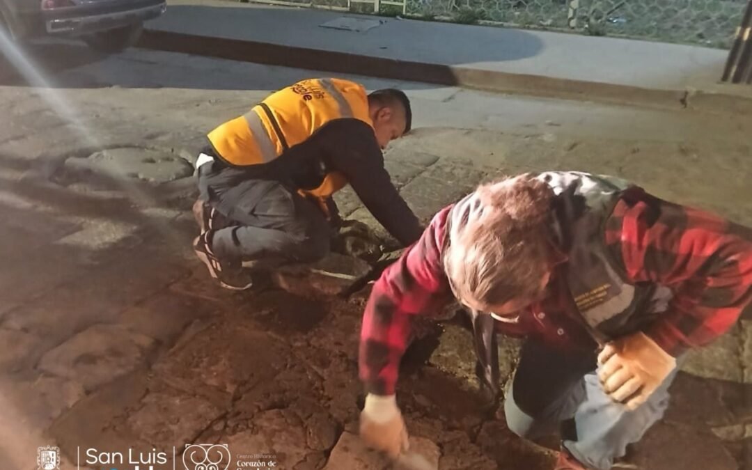 Gobierno de la Capital refuerza acciones de mantenimiento en el Centro Histórico de SLP