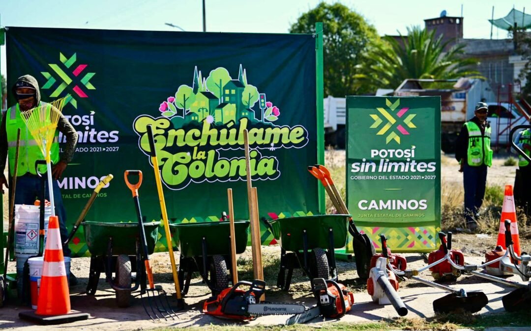 RICARDO GALLARDO ENCHULA LA COLONIA «EL SAUZALITO»