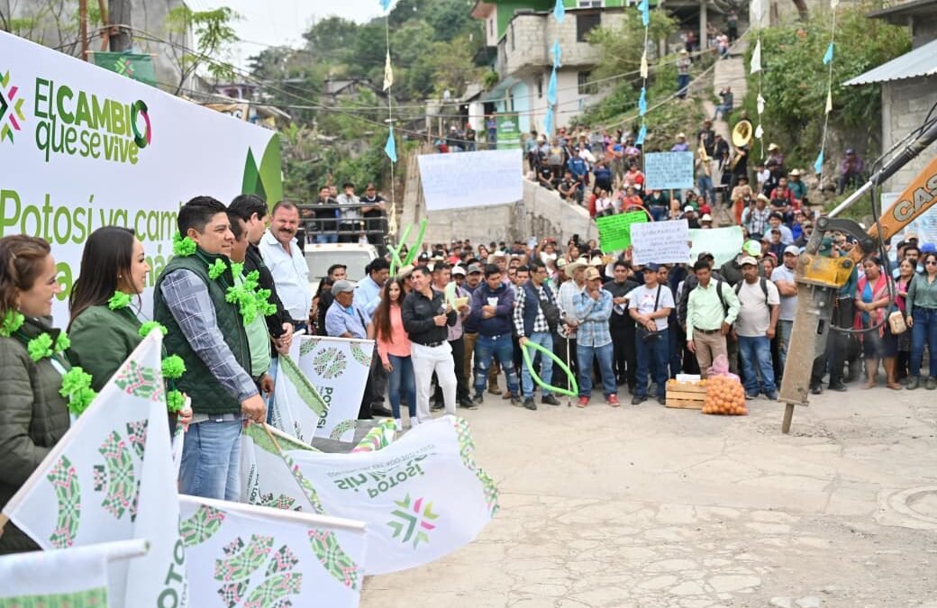 RICARDO GALLARDO ANUNCIA “ENCHÚLAME TU COMUNIDAD” EN 50 LOCALIDADES DE TAMAZUNCHALE