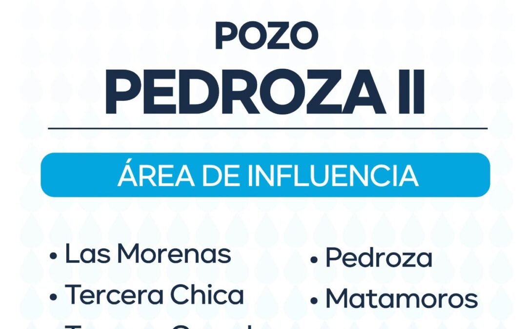 Interapas pone en marcha el pozo Pedroza II
