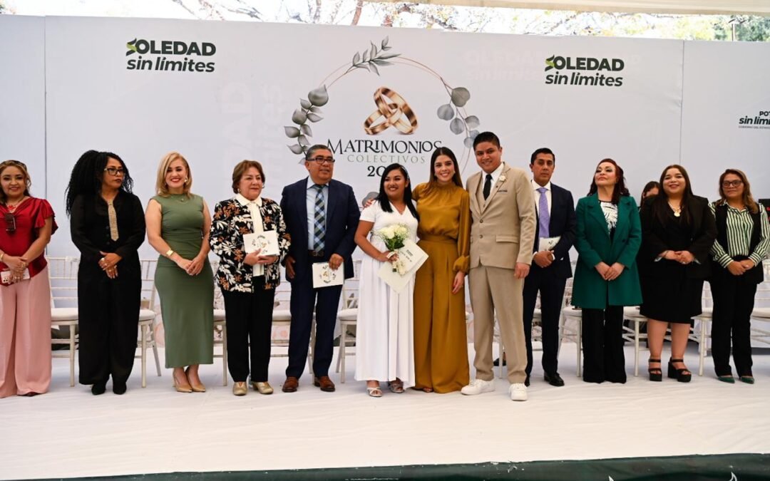 CON CERCANÍA Y RESPALDO JURÍDICO, GOBIERNO DE SOLEDAD ACOMPAÑA HISTORIAS DE AMOR