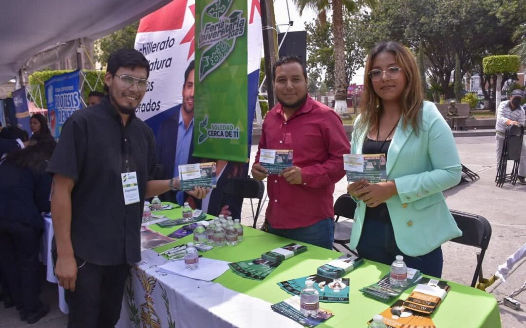 SOLEDAD DE G. S. IMPULSA EL FUTURO ACADÉMICO DE JÓVENES CON FERIA MUNICIPAL DE UNIVERSIDADES