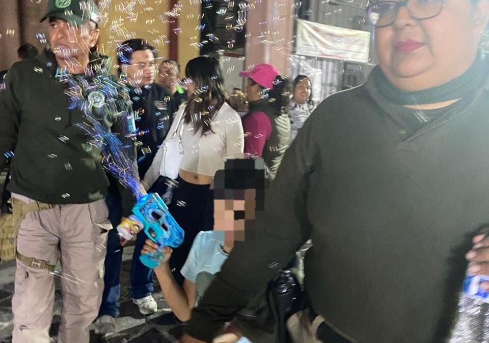 GUARDIA CIVIL DE SOLEDAD RESGUARDA A MENOR EXTRAVIADO EN CABECERA MUNICIPAL