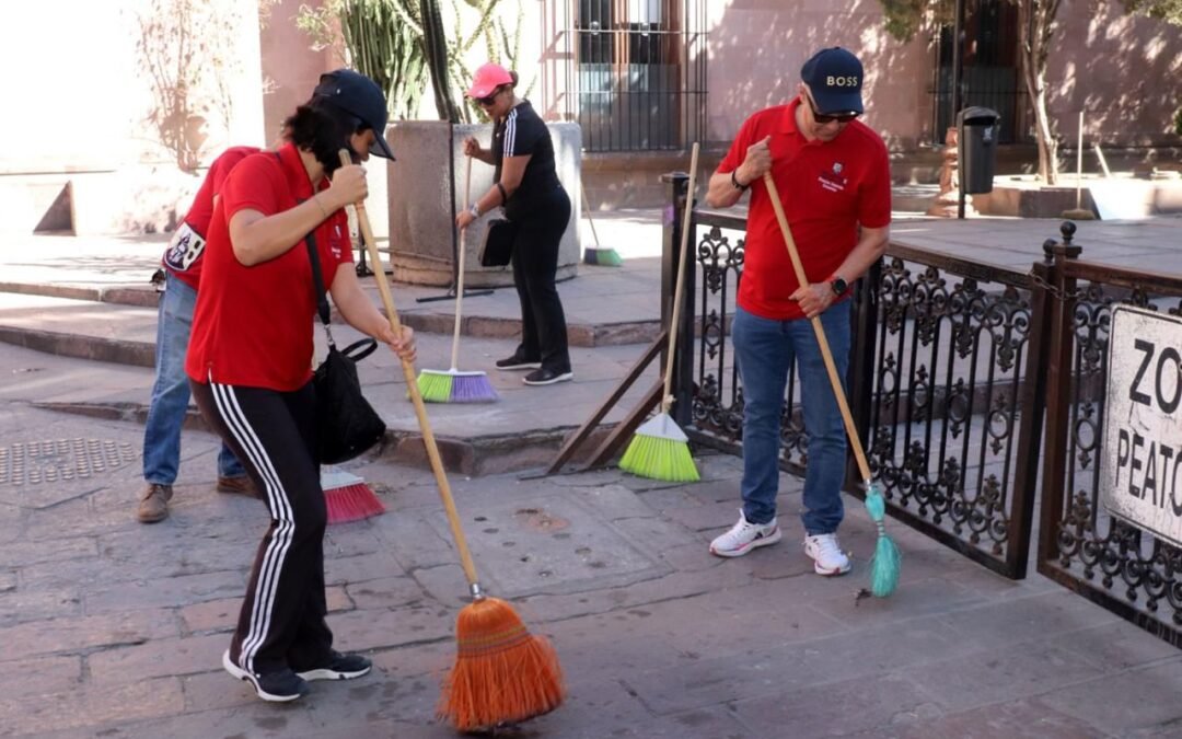 Alcalde Galindo encabeza regeneración del Centro Histórico en la jornada 500 de Capital al 100