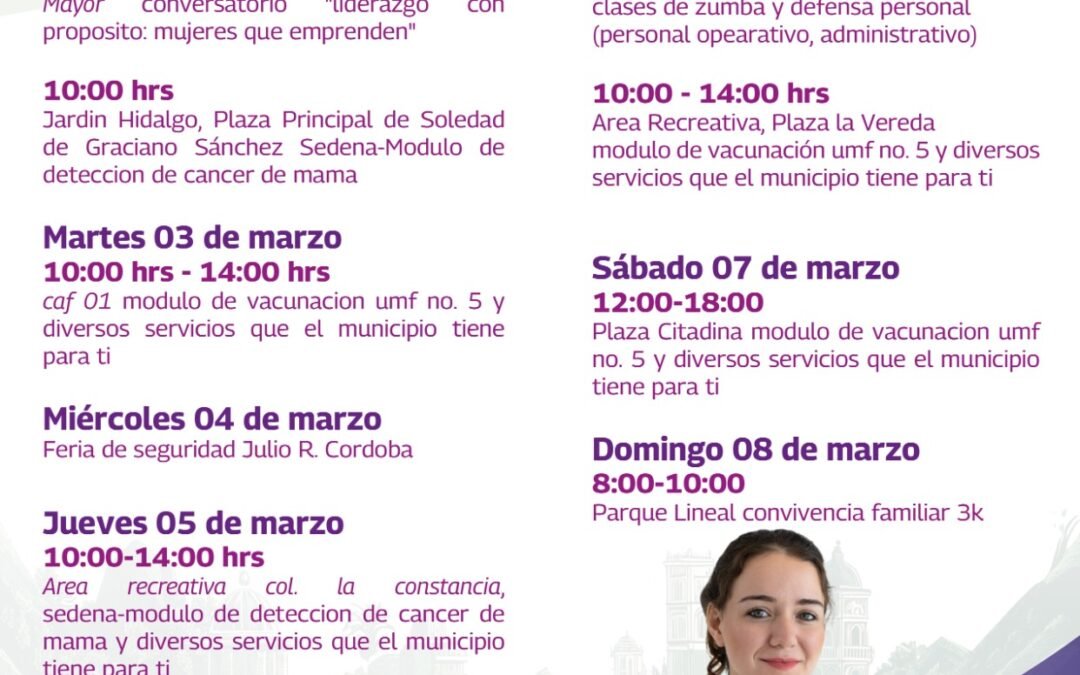 GCM DE SOLEDAD DA INICIO A LA “SEMANA MORADA” EN EL MARCO DEL 8M