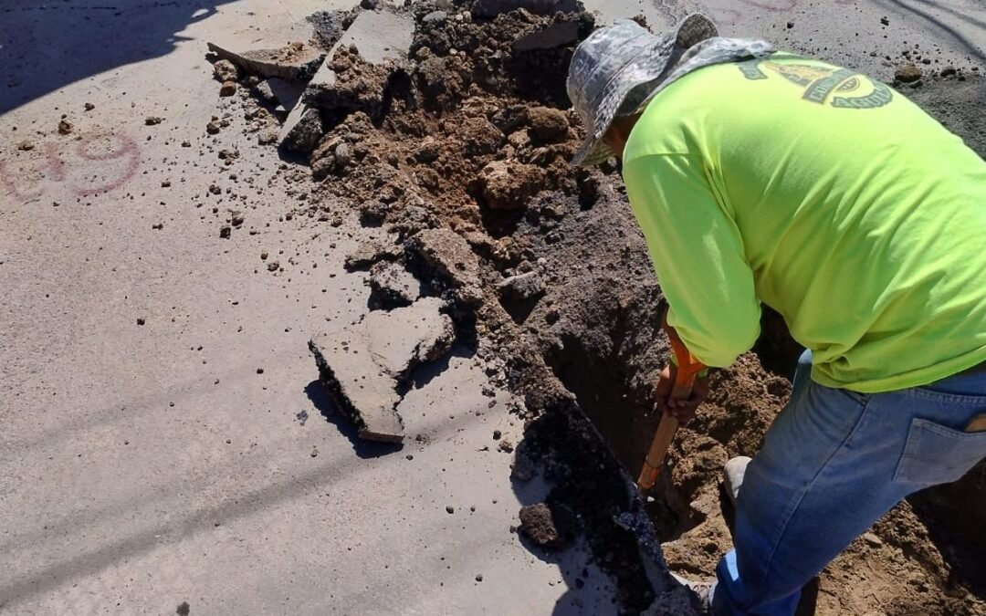 Interapas avanza a paso firme en obras de rehabilitación sanitaria de alto impacto.