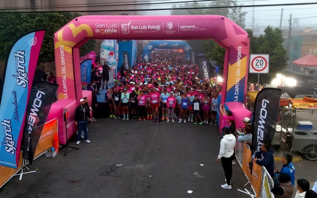 Carrera Saucito de Oro 2026 reunió a más de 1500 corredores, con impulso del Ayuntamiento de San Luis Potosí.