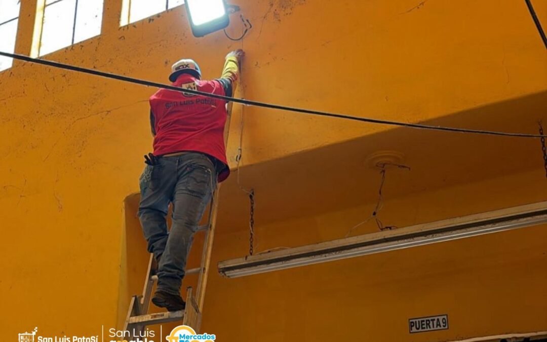 Con el programa Mercados al 100, continúan las mejoras a los centros de abasto municipales