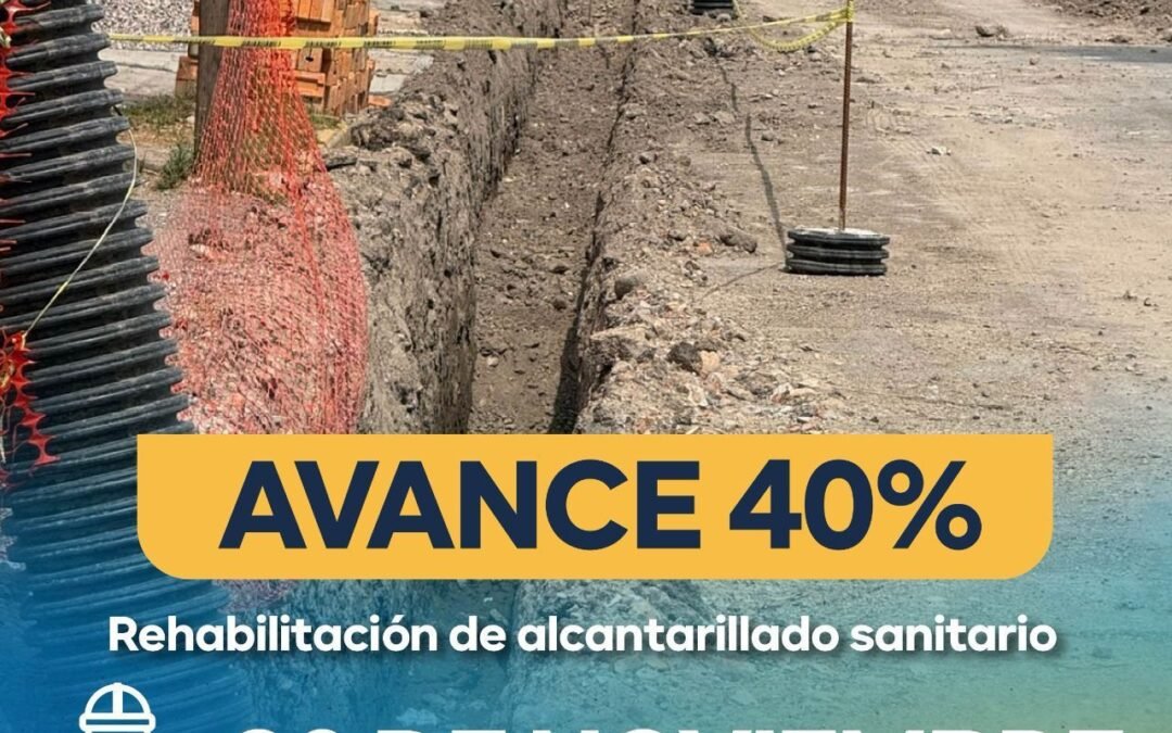 Interapas avanza en la renovación sanitaria sobre 20 de Noviembre