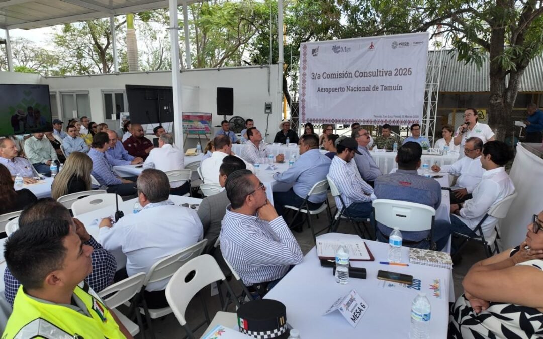 ESTADO IMPULSA COORDINACIÓN PARA FORTALECER EL AEROPUERTO DE TAMUÍN