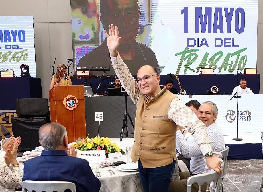 Enrique Galindo invitado especial de la CTM en el Día del Trabajo