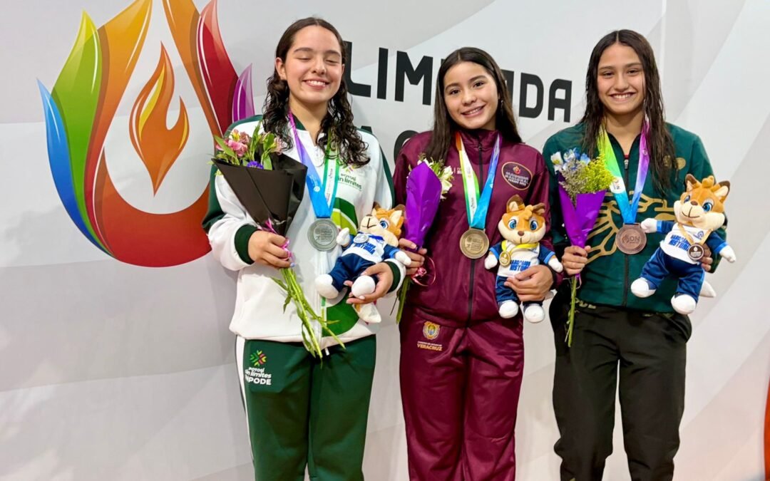 SAN LUIS SUMA CUATRO MEDALLAS EN NATACIÓN DURANTE OLIMPIADA NACIONAL 2026