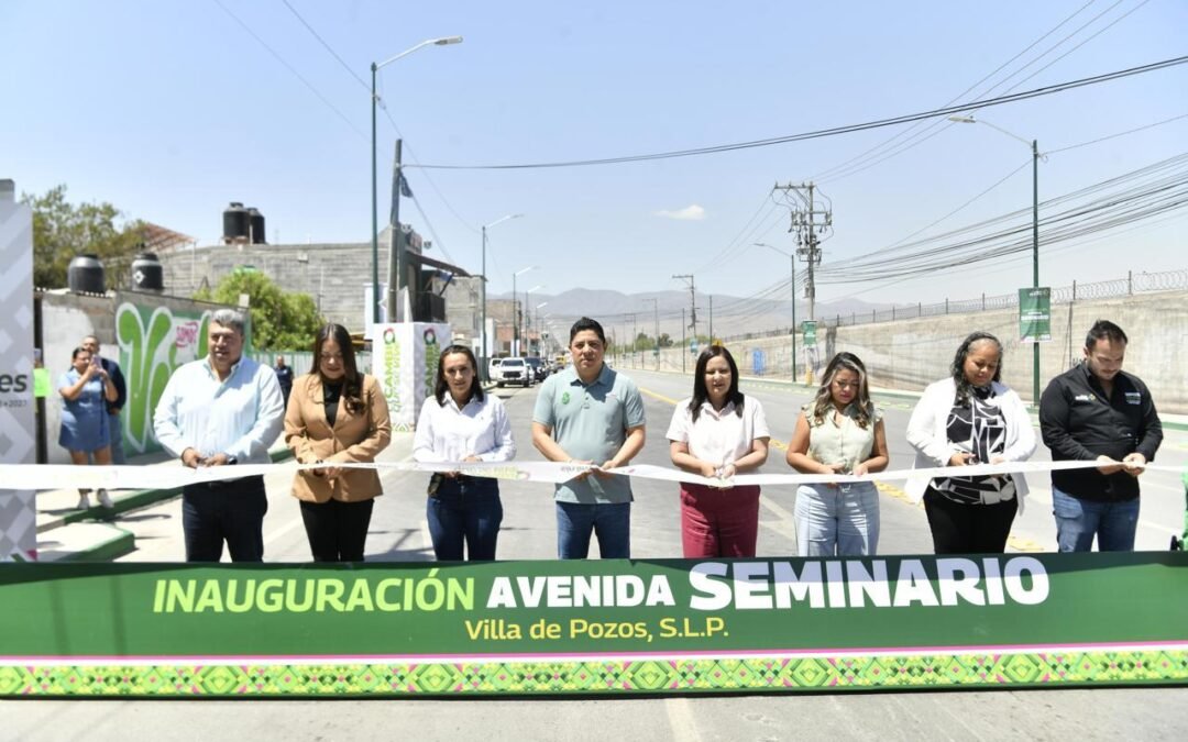TODO EL APOYO A VILLA DE POZOS: GOBERNADOR ENTREGA NUEVAS OBRAS