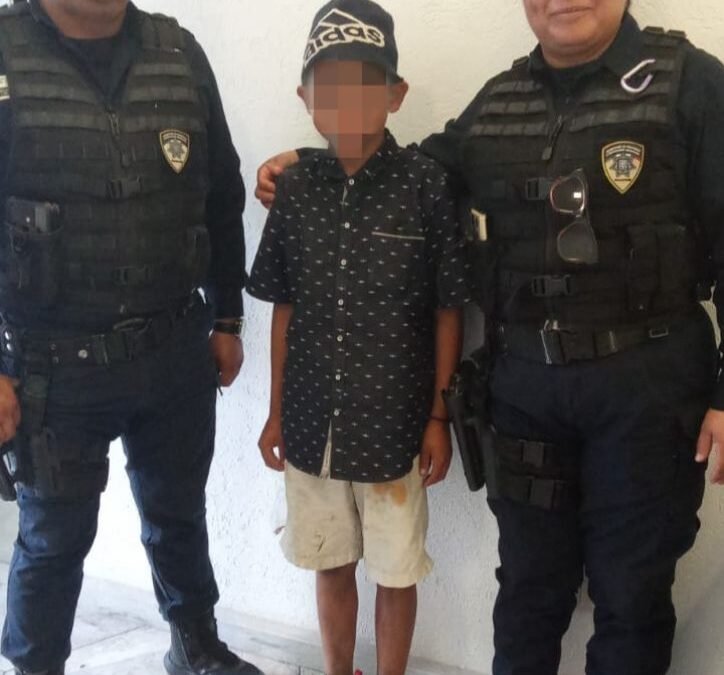 SSPC de la Capital brinda atención y resguardo a menor localizado en la colonia Librado Rivera