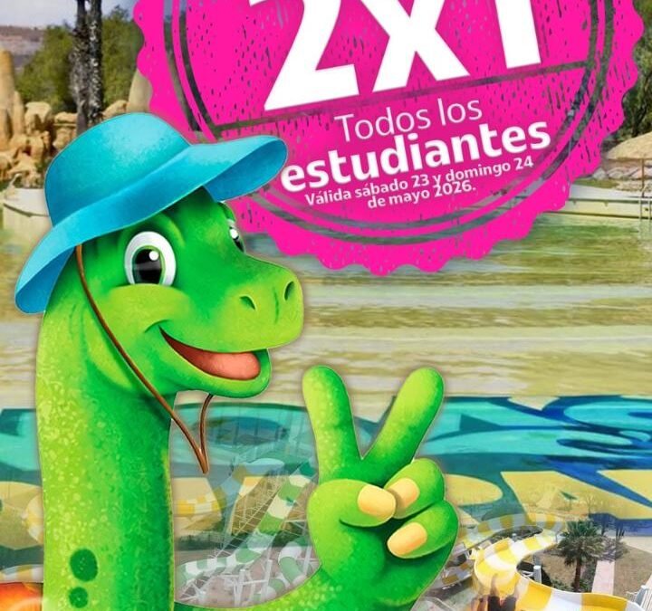 GOBIERNO ESTATAL CELEBRA A ESTUDIANTES CON PROMOCIÓN ESPECIAL EN DINOASIS AQUA PARK