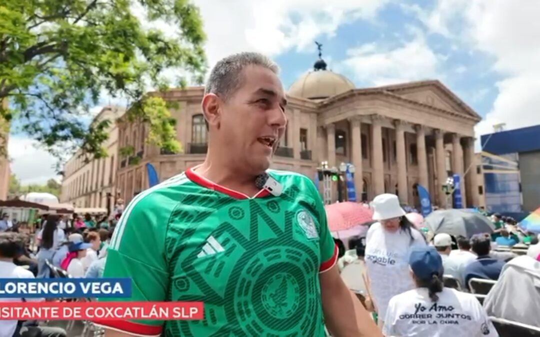 Familias potosinas califican como un acierto del Gobierno Municipal las actividades mundialistas en el Centro Histórico