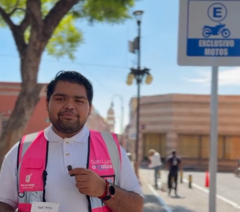 Con “Centro Histórico, Corazón de San Luis”, Gobierno de la Capital habilita segundo estacionamiento para motocicletas
