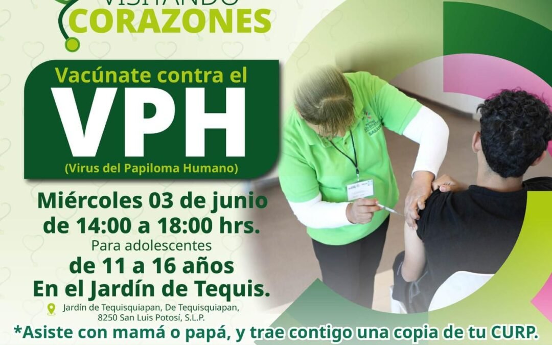 GOBIERNO ESTATAL IMPULSA JORNADA DE VACUNACIÓN CONTRA EL VIRUS DEL PAPILOMA HUMANO