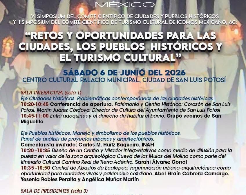 San Luis Capital será sede de encuentro nacional sobre patrimonio, ciudades históricas y turismo cultural