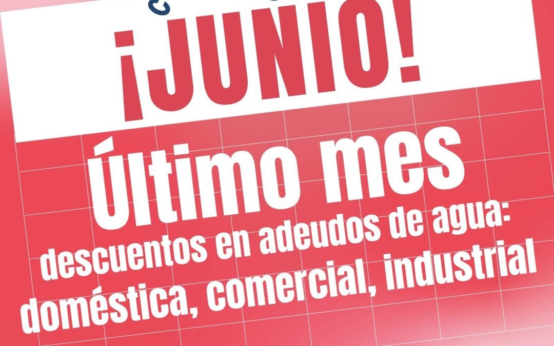 Últimas tres semanas de descuentos en adeudos de agua en Interapas