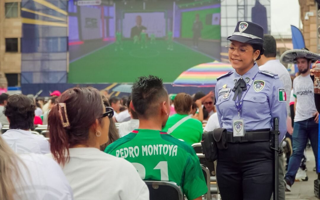 Con saldo blanco concluye primer día de actividades mundialistas en el Centro Histórico