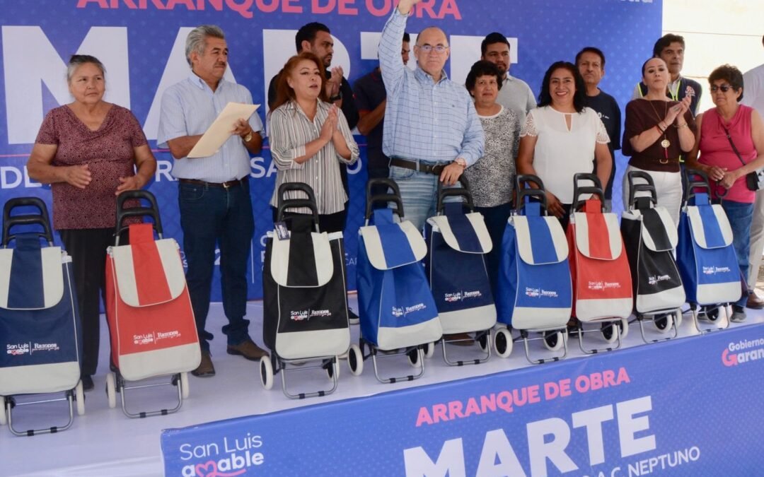Más y mejores obras, Alcalde Galindo arranca rehabilitación en la Rural Atlas