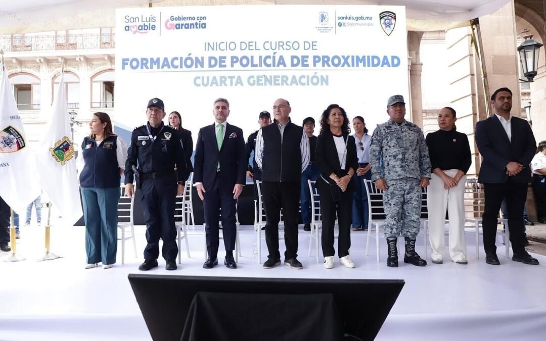 Galindo apuesta por policías bien entrenados, capacitados, sensibles y cercanos a la gente