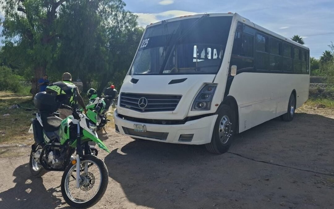 SEGURIDAD VIAL DE SOLEDAD RECUPERA CAMIÓN DE TRANSPORTE DE PERSONAL, EN LA CONSTANCIA 