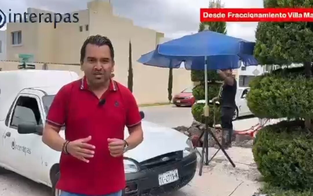 Exhorta Interapas a denunciar actos de presunto sabotaje en Villa Magna