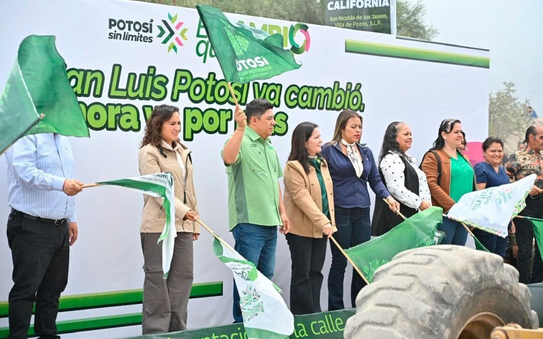 VILLA DE POZOS VIVE EL CAMBIO CON OBRAS, INVERSIÓN Y NUEVAS OPORTUNIDADES