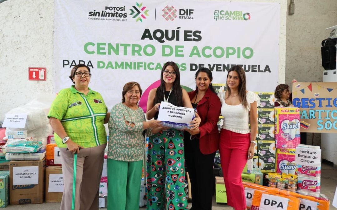 DIF ESTATAL MANTIENE ABIERTA LA COLECTA HUMANITARIA PARA VENEZUELA