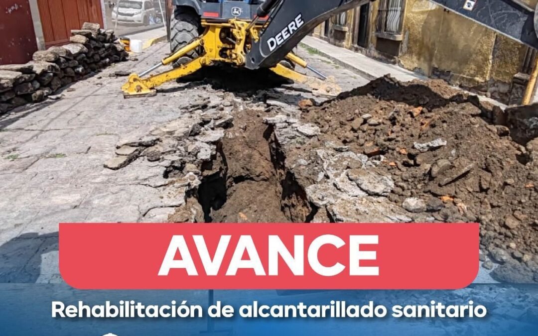 En su fase final, rehabilitación sanitaria de Interapas en la colonia Azteca Norte