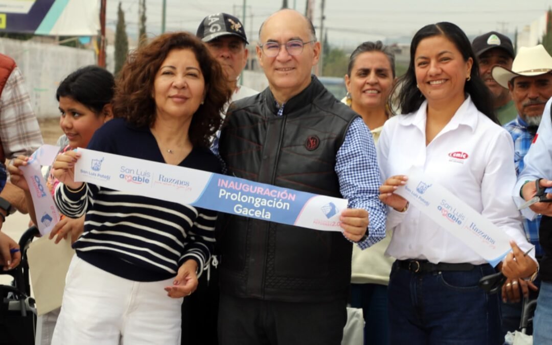 Enrique Galindo entrega nueva obra vial en el norte de la ciudad